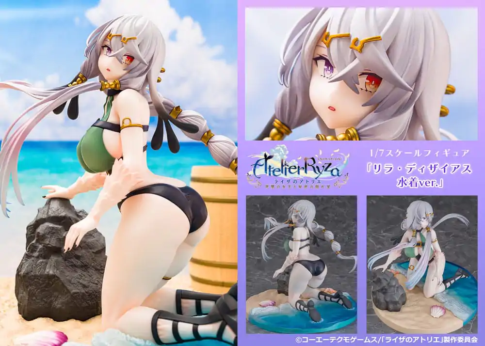 Atelier Ryza: Ever Darkness & the Secret Hideout PVC Socha 1/7 Lila Decyrus Swimsuit Ver. 17 cm produktová fotografia