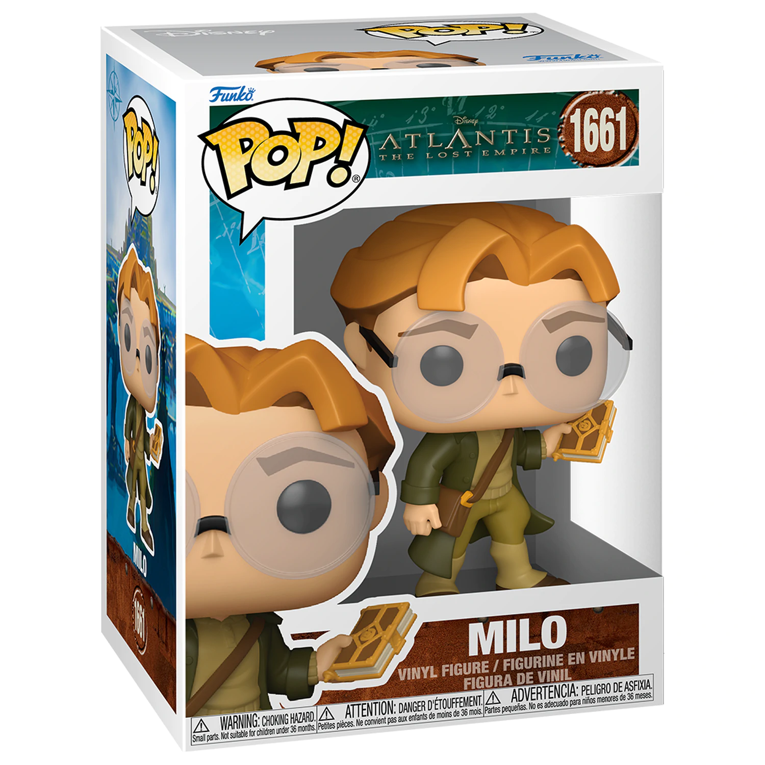 Atlantis: The Lost Empire Funko POP! Vinylová figúrka Milo 9 cm produktová fotografia