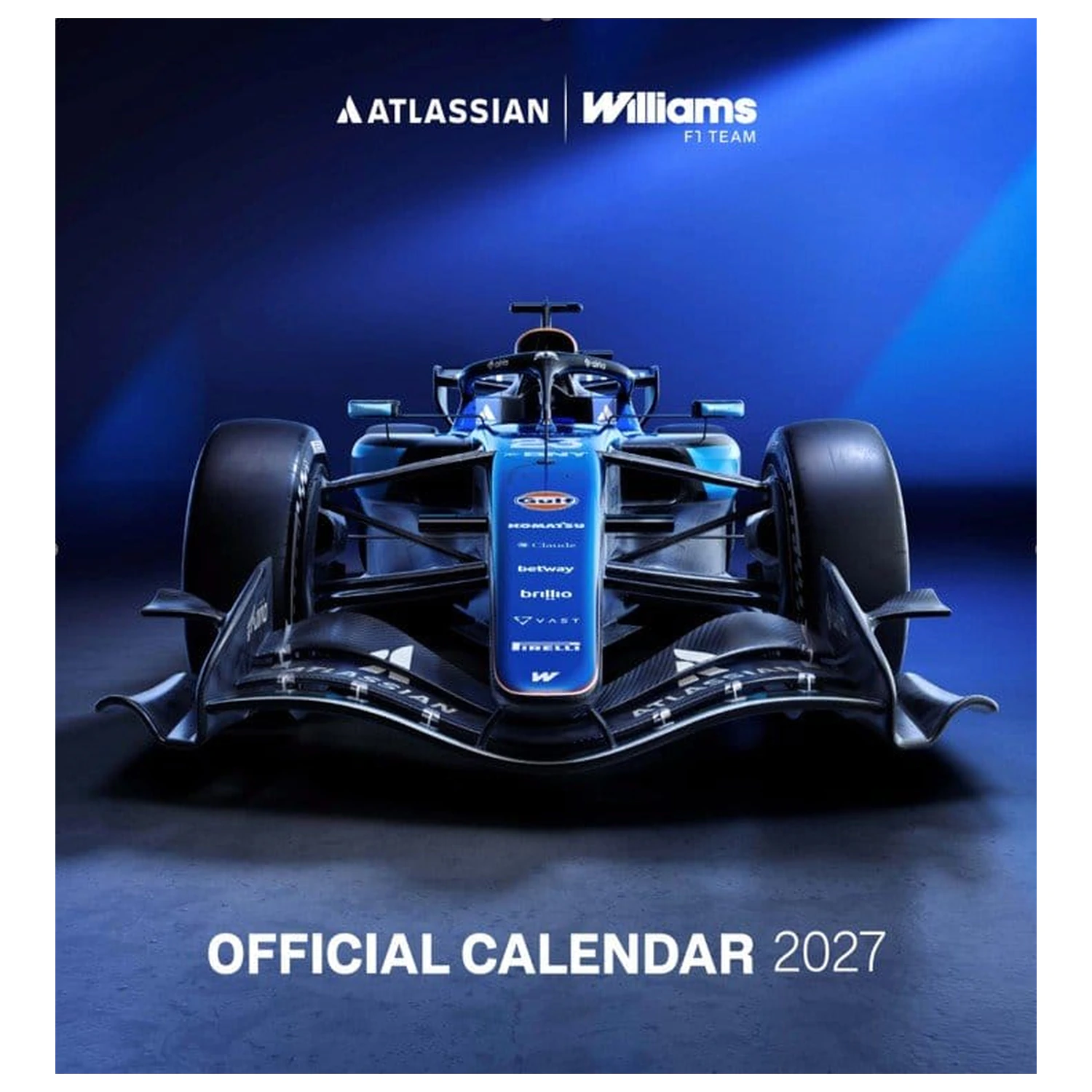 Atlassian Williams F1 Team Oficiálny kalendár 2027 30 x 30 cm produktová fotografia