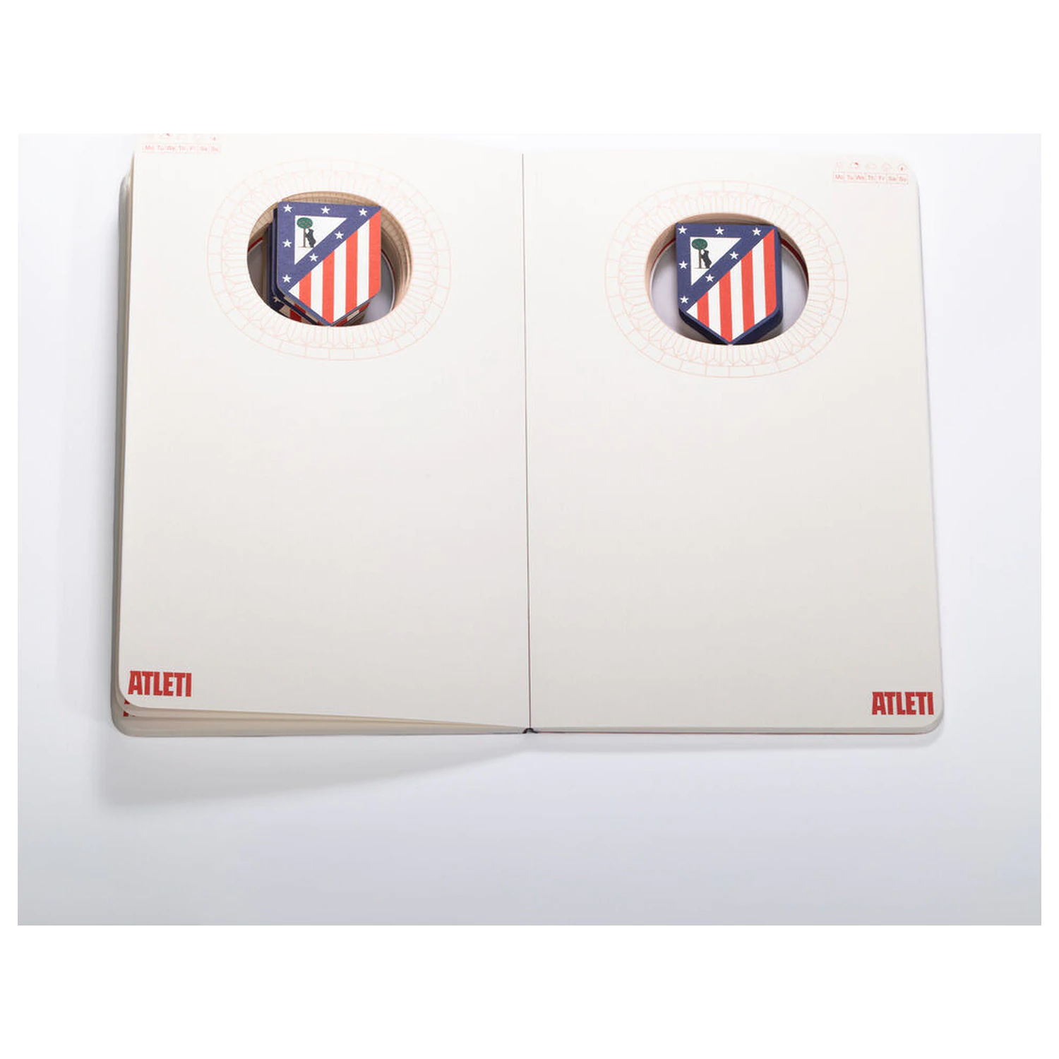 Atletico de Madrid A5 zápisník produktová fotografia