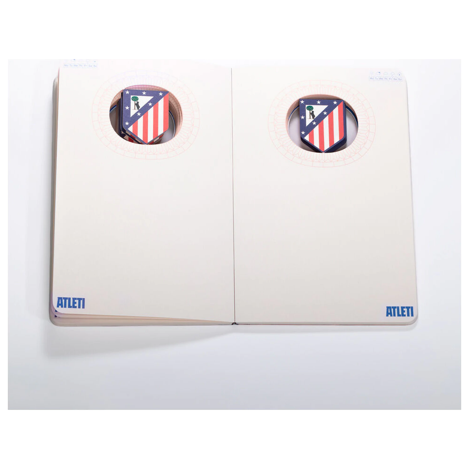 Atletico de Madrid A6 zápisník produktová fotografia