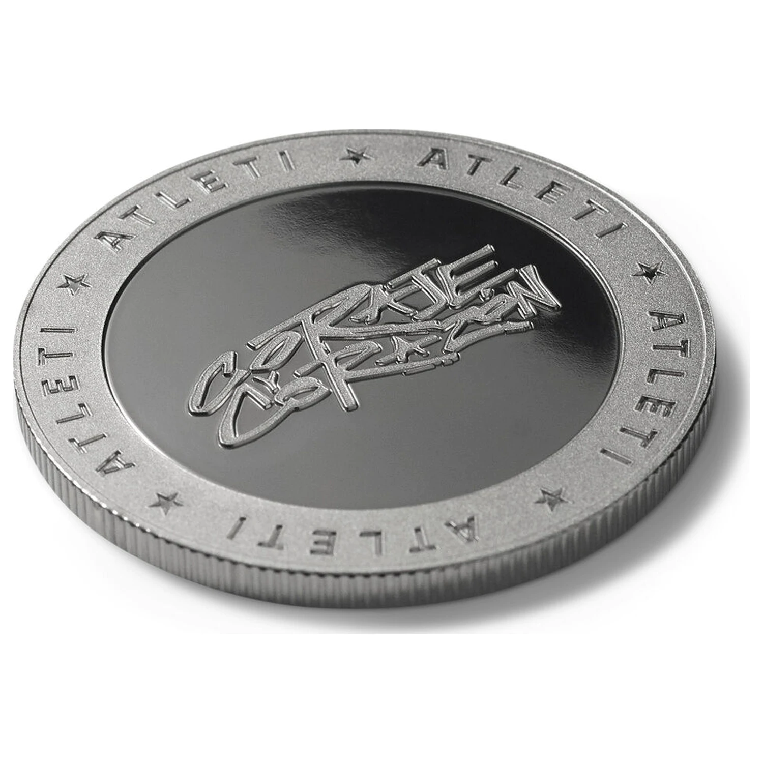 Atletico de Madrid Courage and Heart pamätná minca produktová fotografia