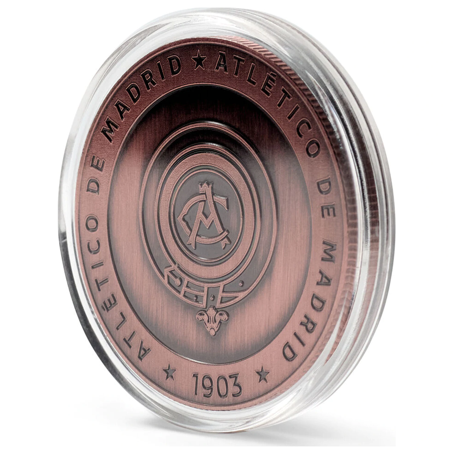 Atletico de Madrid pamätná minca produktová fotografia