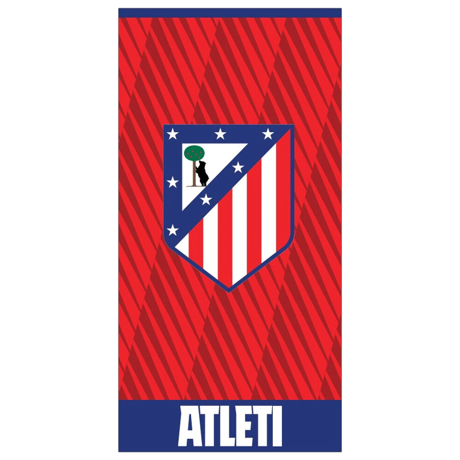 Atletico de Madrid mikrovláknová plážová osuška produktová fotografia