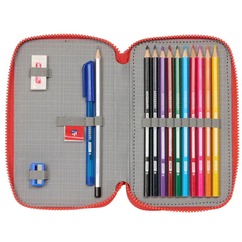 Atletico de Madrid dvojité puzdro na ceruzky 28 ks produktová fotografia