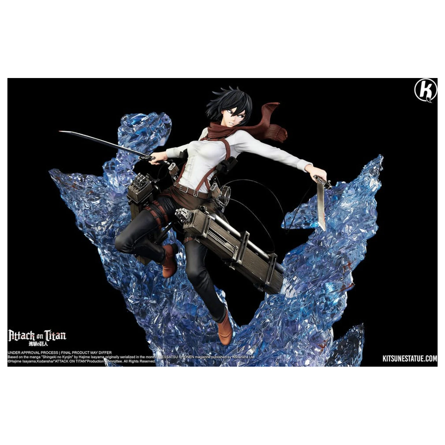 Attack on Titan Socha 1/6 Mikasa Ackerman 39 cm produktová fotografia