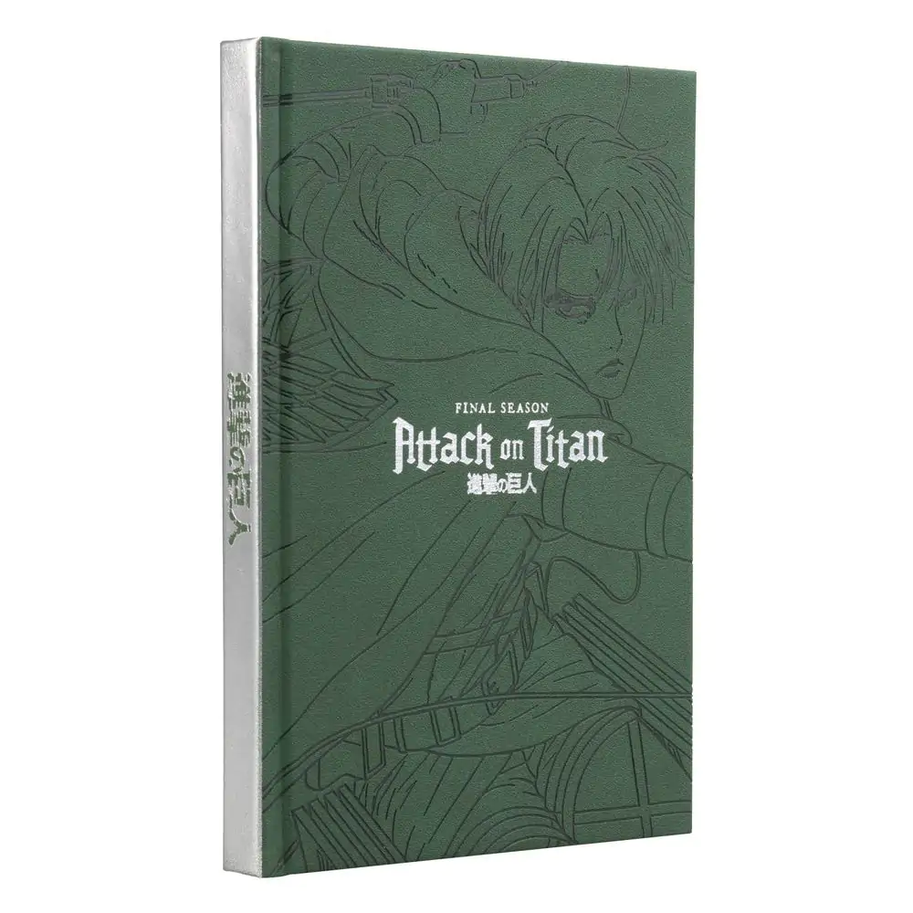Attack on Titan A5 prémiový zápisník produktová fotografia