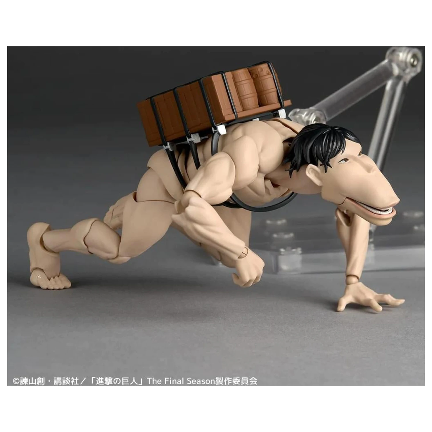 Attack on Titan Cart Titan Figúrka Revoltech A.Y. 13 cm produktová fotografia