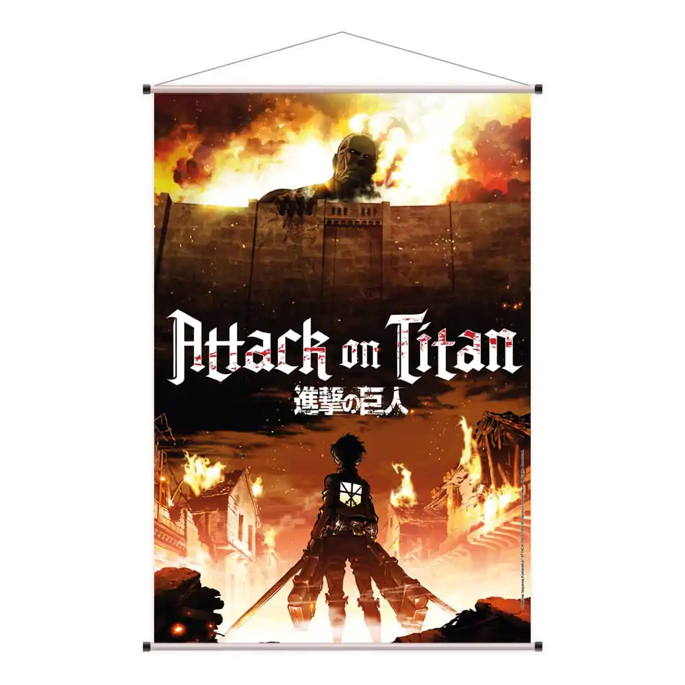 Attack on Titan nástenný zvitok Colossal Titan 60 x 90 cm produktová fotografia