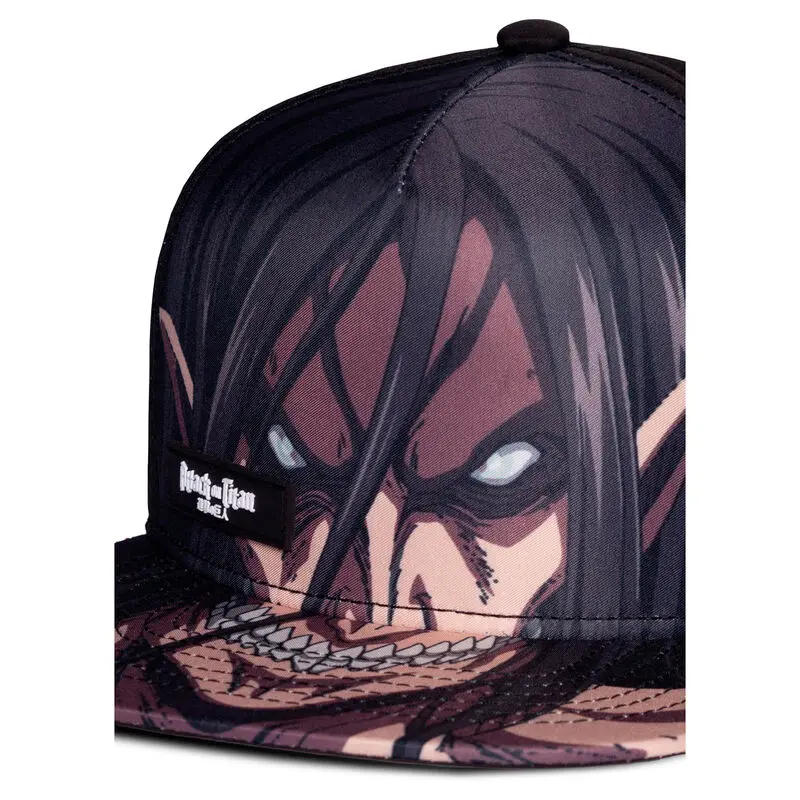 Attack on Titan Snapback čiapočka Eren Jaeger Titan termékfotó