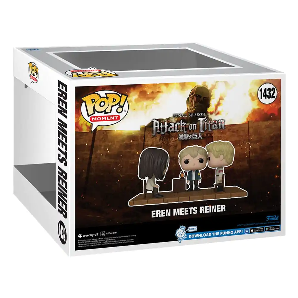 Attack on Titan POP! Moment vinylové figúrky Eren meets Reiner 9 cm produktová fotografia