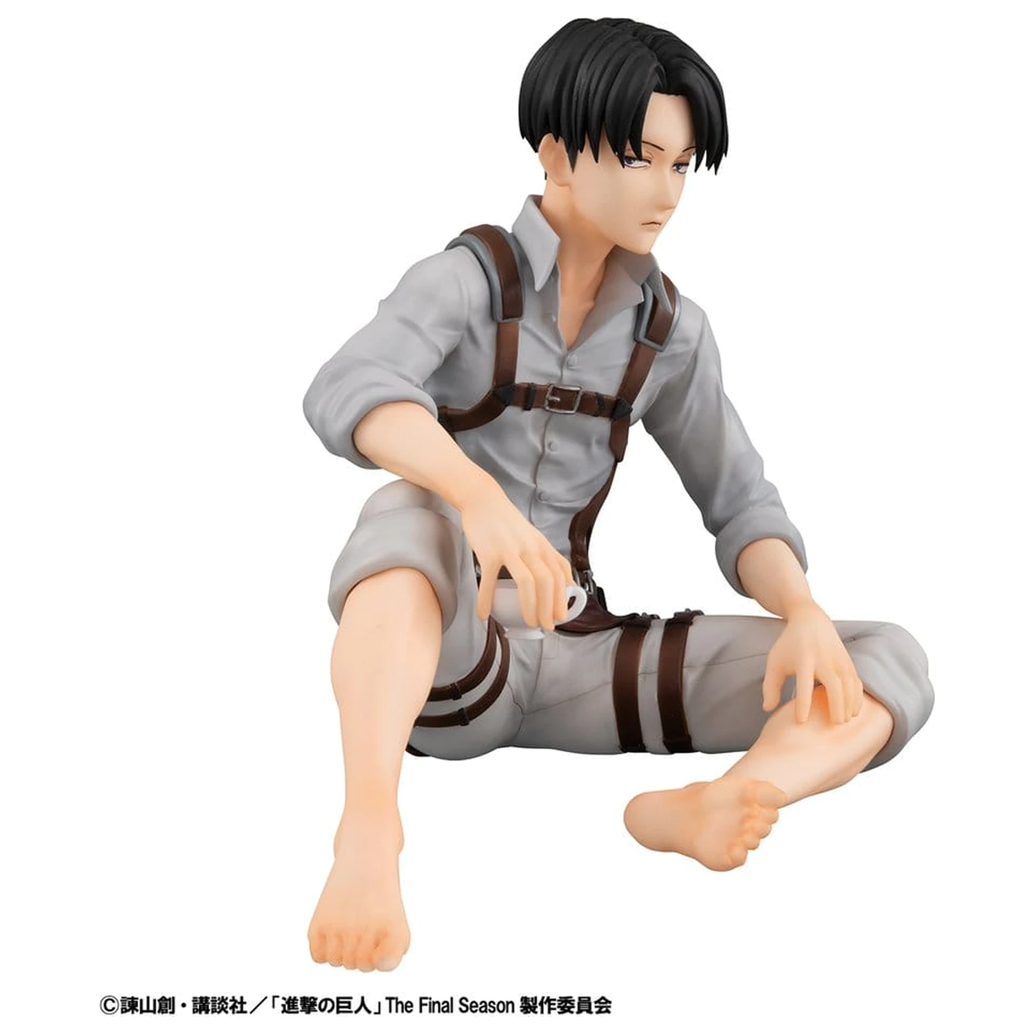 Attack on Titan G.E.M. Series PVC figúrky balenie po 2 ks Eren Yeager & Squad Captain Levi veľkosti dlane produktová fotografia
