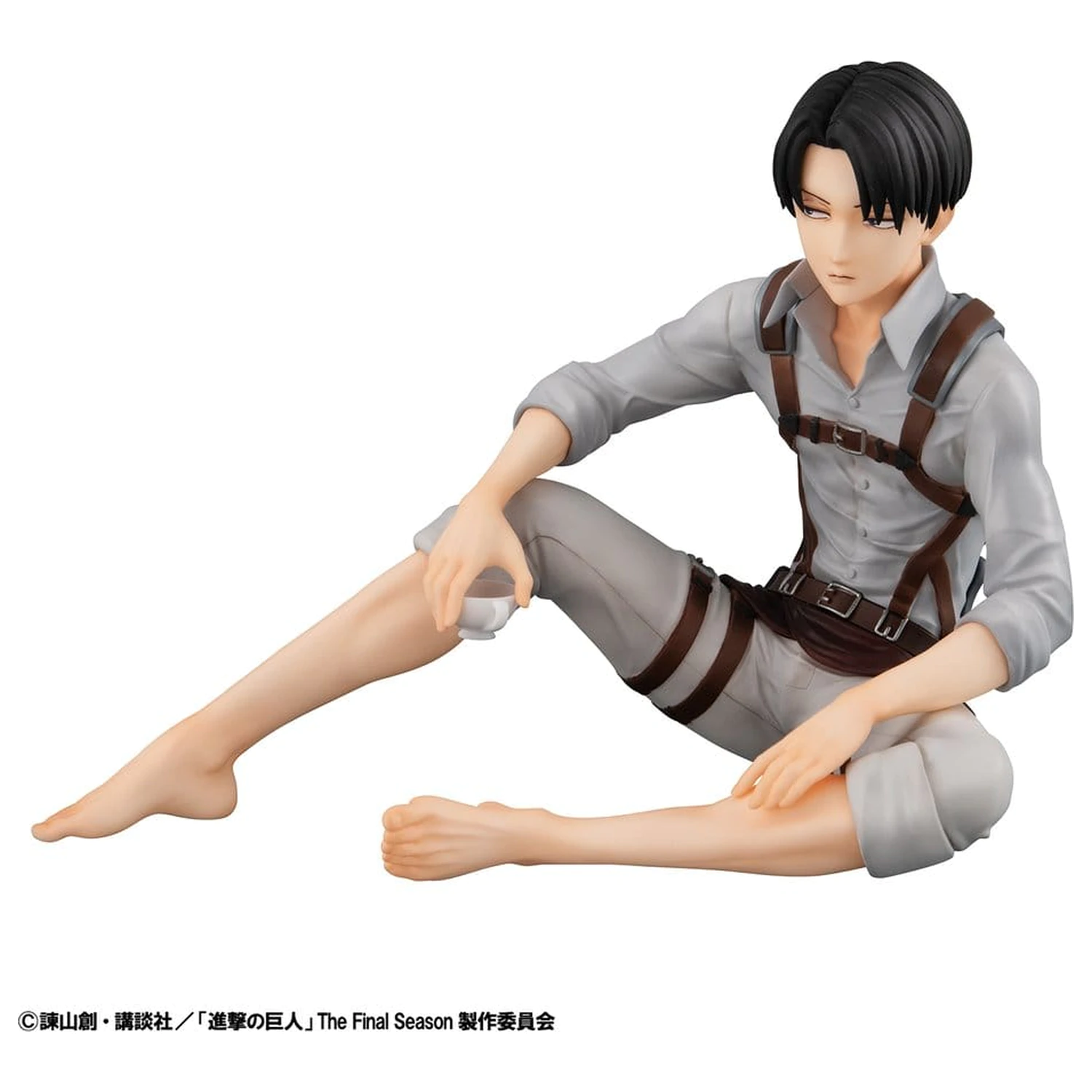 Attack on Titan G.E.M. Series PVC figúrky balenie po 2 ks Eren Yeager & Squad Captain Levi veľkosti dlane produktová fotografia