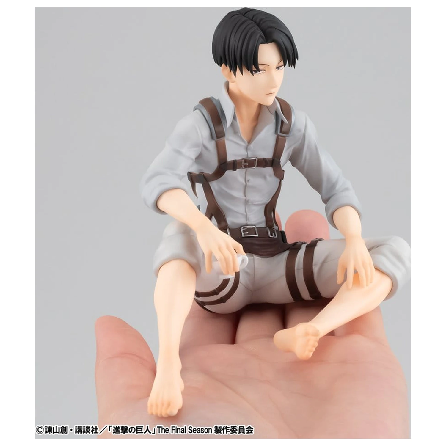 Attack on Titan G.E.M. Series PVC figúrky balenie po 2 ks Eren Yeager & Squad Captain Levi veľkosti dlane produktová fotografia