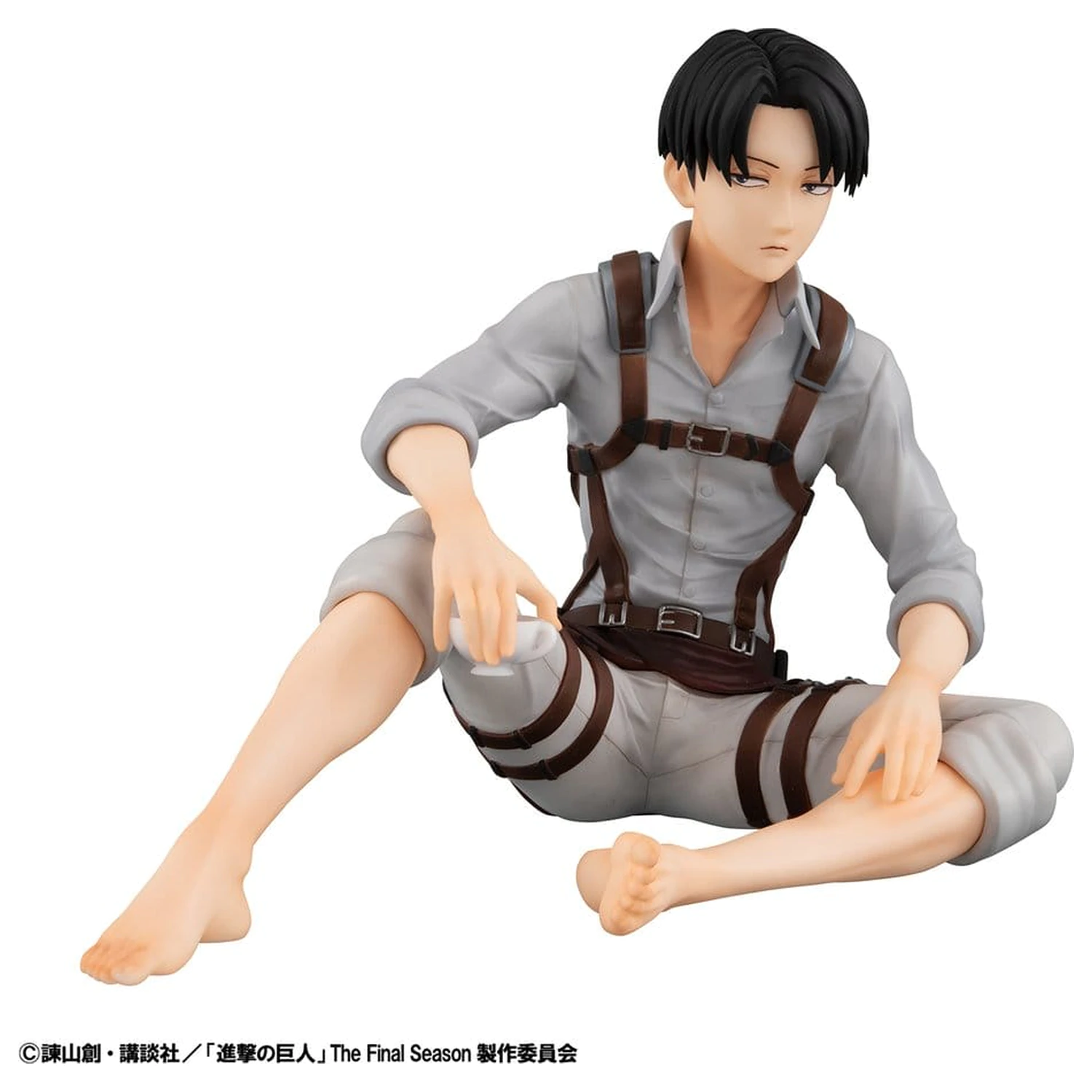 Attack on Titan G.E.M. Series PVC figúrka Squad Captain Levi Palm Size 9 cm produktová fotografia