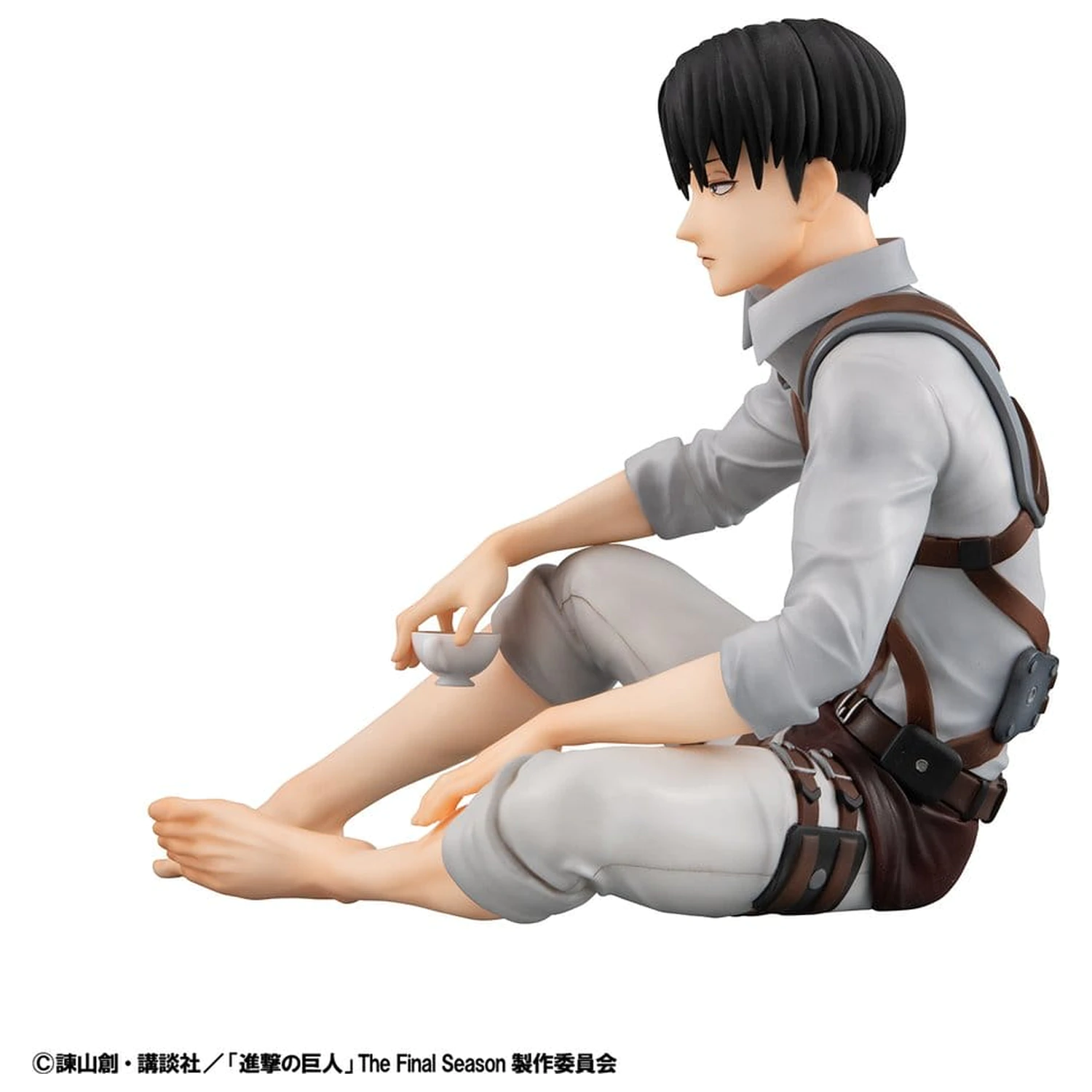 Attack on Titan G.E.M. Series PVC figúrka Squad Captain Levi Palm Size 9 cm produktová fotografia