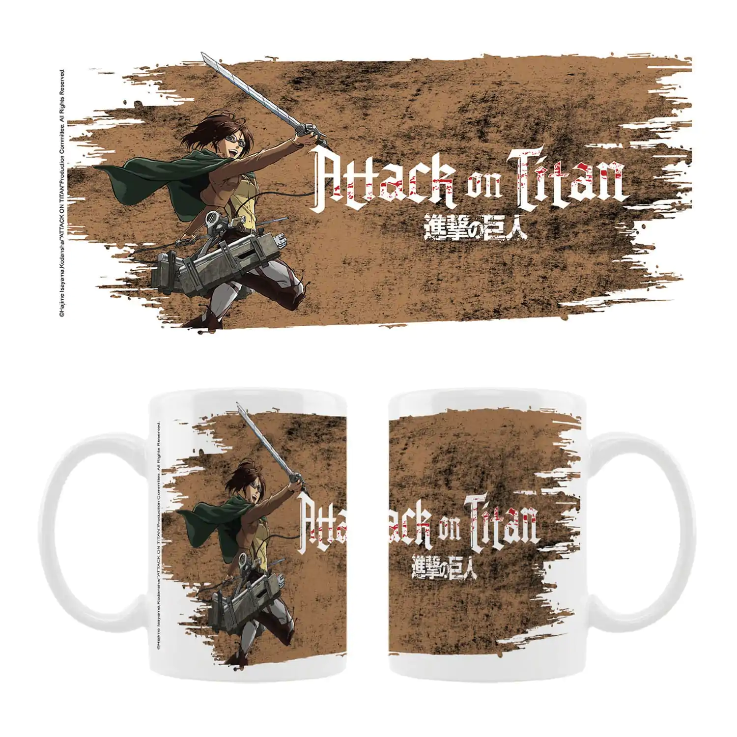 Attack on Titan Keramický Hrnček Hange produktová fotografia
