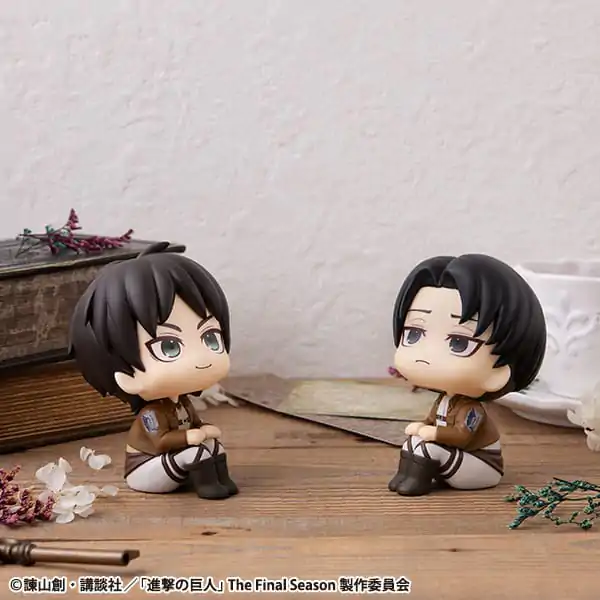 Attack on Titan Look Up PVC Soška Eren Jaeger & Levi Set (s darčekom) 11 cm produktová fotografia