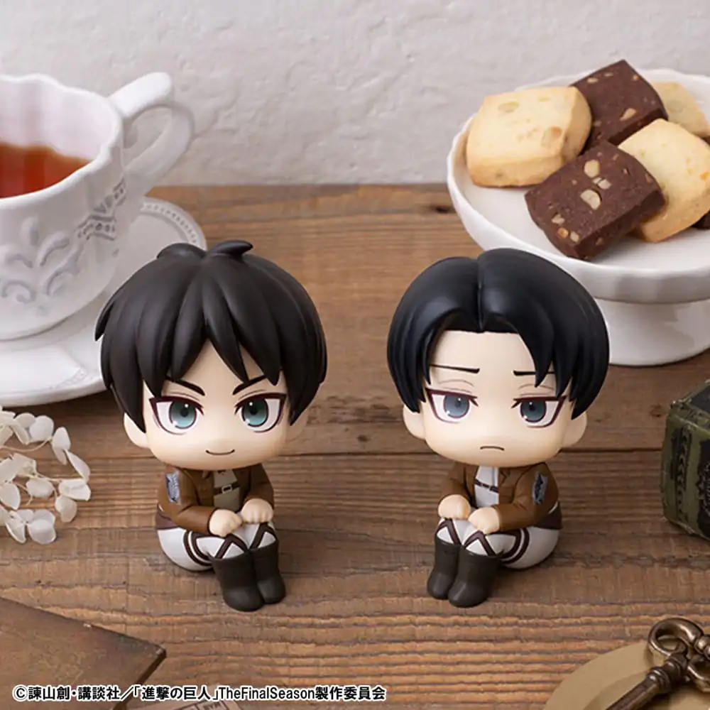 Attack on Titan Look Up PVC Soška Eren Jaeger & Levi Set (s darčekom) 11 cm produktová fotografia