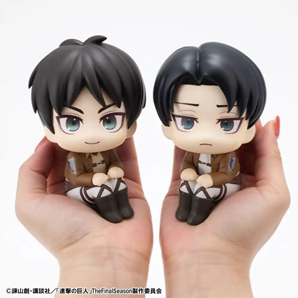 Attack on Titan Look Up PVC Soška Eren Jaeger & Levi Set (s darčekom) 11 cm produktová fotografia