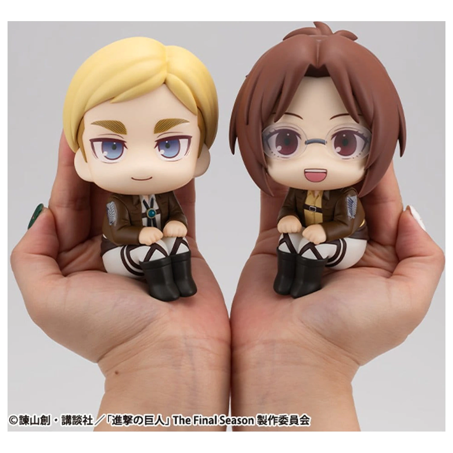 Attack on Titan Look Up PVC sošky Hange Zoe & Erwin Smith (s darčekom) 11 cm produktová fotografia