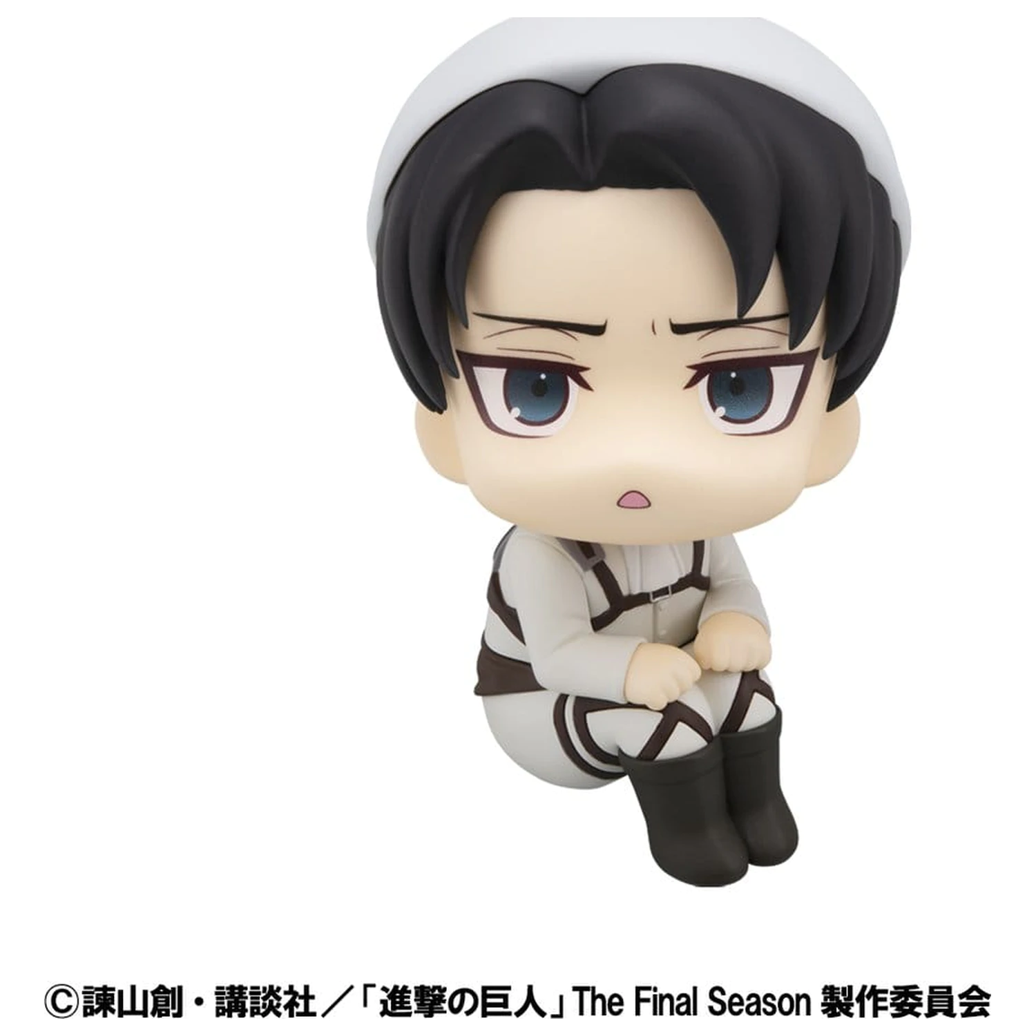Attack on Titan Look Up PVC Soška Levi Cleaning up Ver. 11 cm produktová fotografia