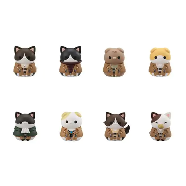 Attack on Titan Mega Cat Project Zberateľská figúrka 8-Pack Attack on Tinyan Gathering Scout Regiment danyan! 3 cm produktová fotografia