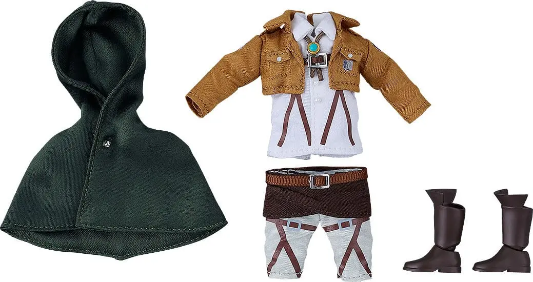 Attack on Titan diely pre Nendoroid Doll Figures Outfit Set: Erwin Smith produktová fotografia
