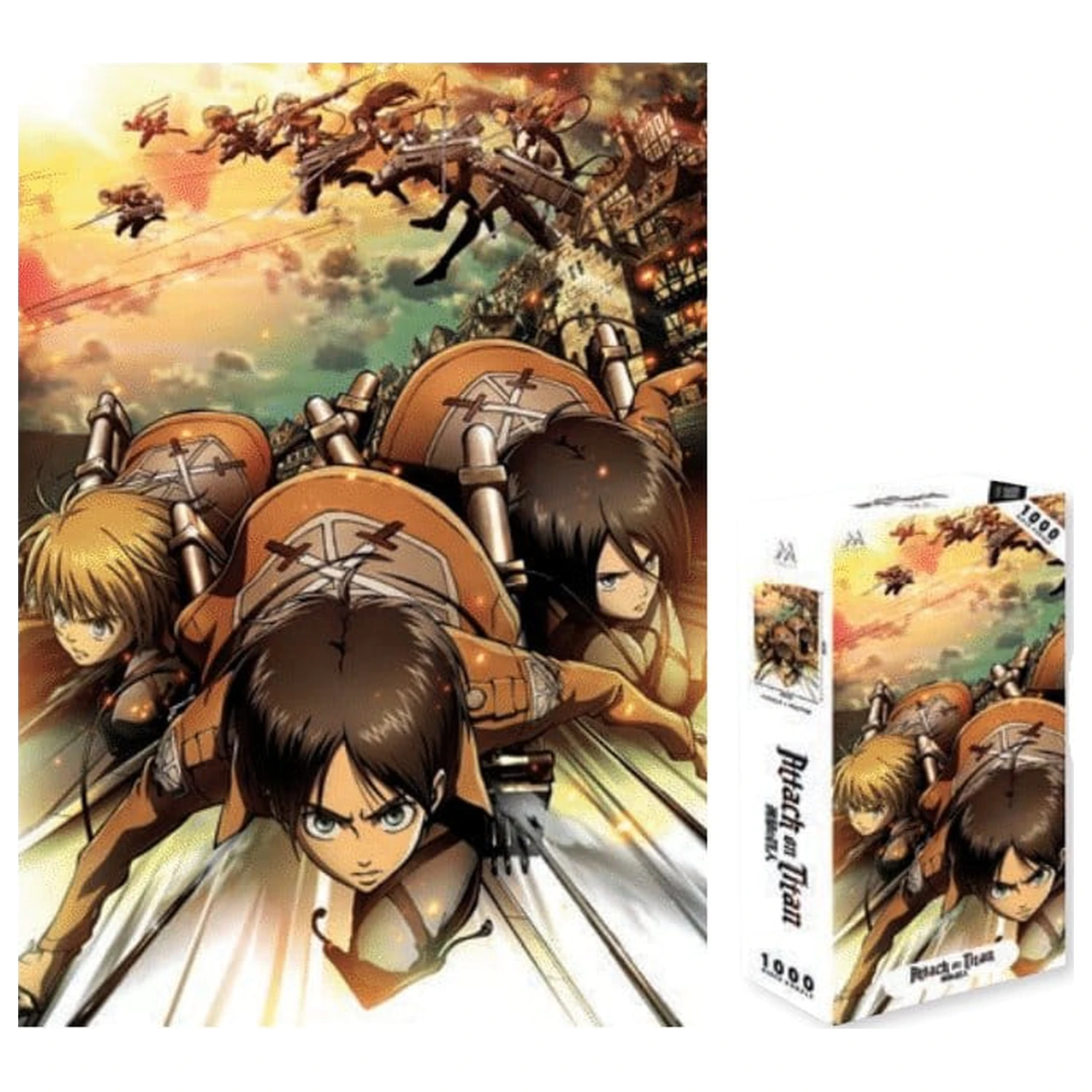Attack on Titan puzzle (1000 dielikov) produktová fotografia
