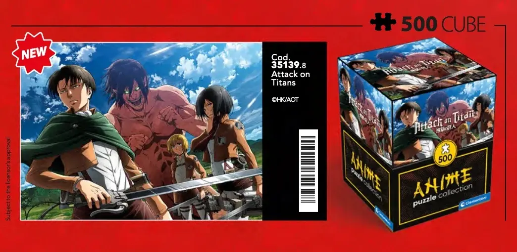 Attack on Titan puzzle Levi, Mikasa, Armin a ... termékfotó