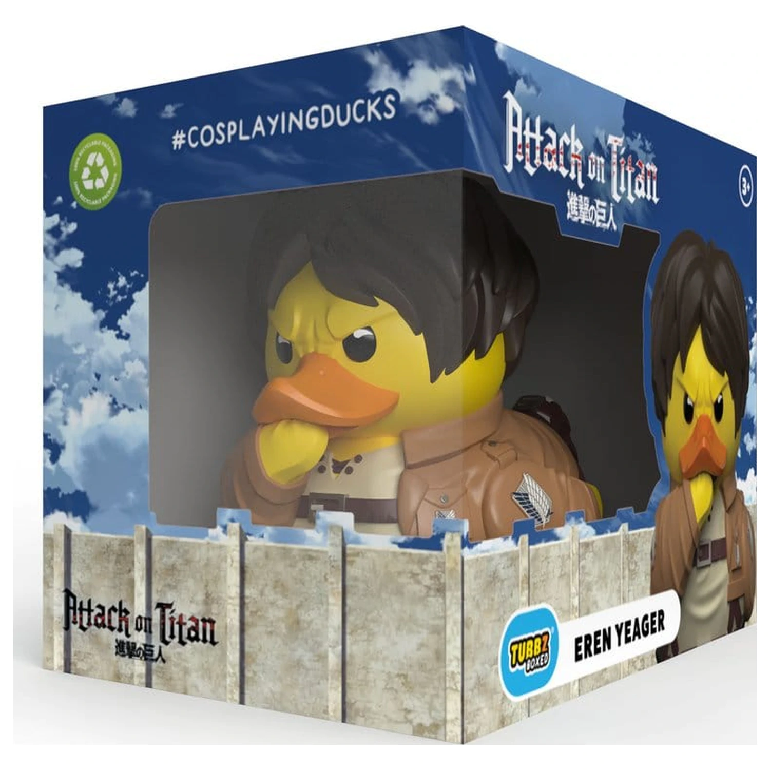 Attack on Titan Tubbz PVC figúrka Eren Yeager produktová fotografia