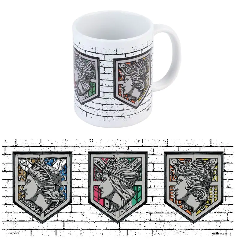 Attack On Titan Wall Emblem mug 350ml termékfotó