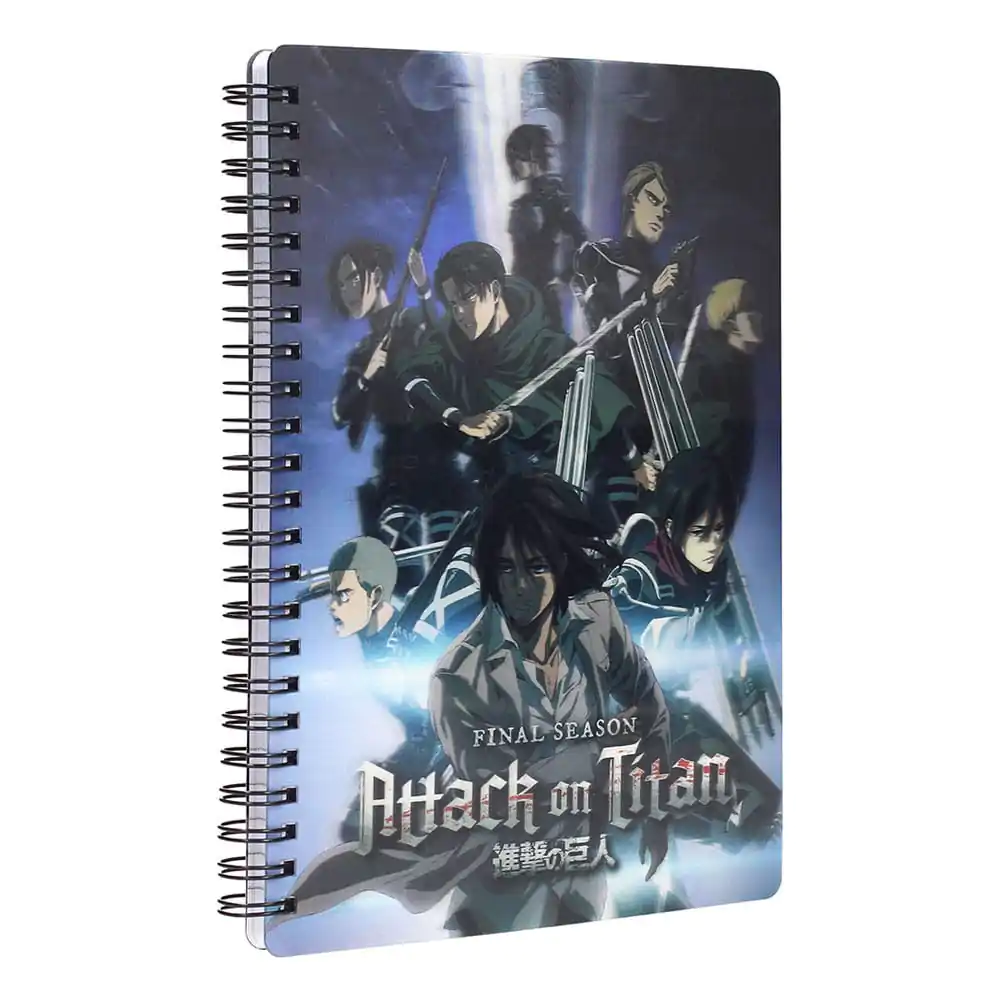 Attack on Titan Notebook s 3D-účinkom Group termékfotó