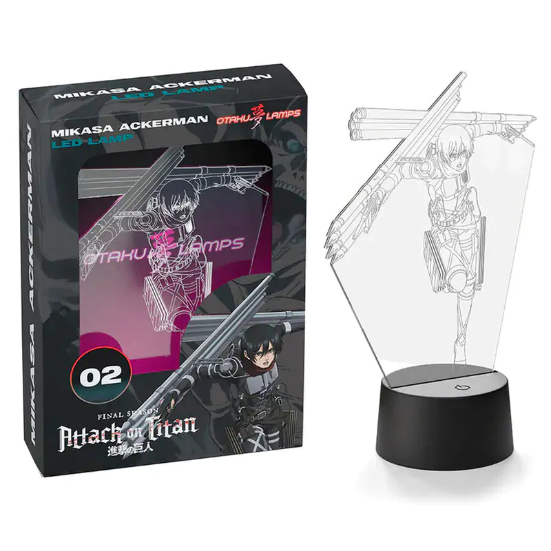 Attack on Titans Mikasa Final Season LED lampa 20cm produktová fotografia