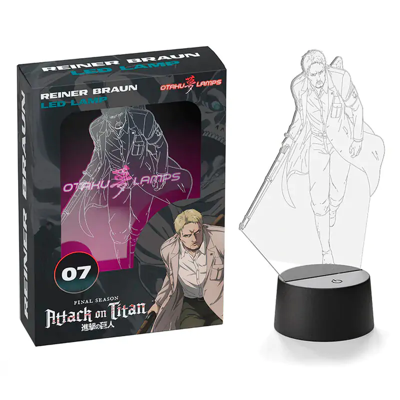Attack on Titans Reiner Final Season LED lampa 20 cm produktová fotografia