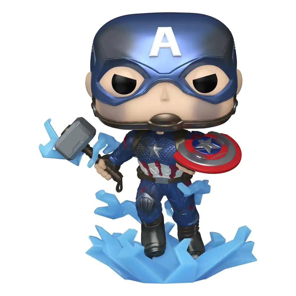 Avangers Endgame POP! Figúrka z vinylu Captain America s kladivom (GW) (MT) 9 cm produktová fotografia