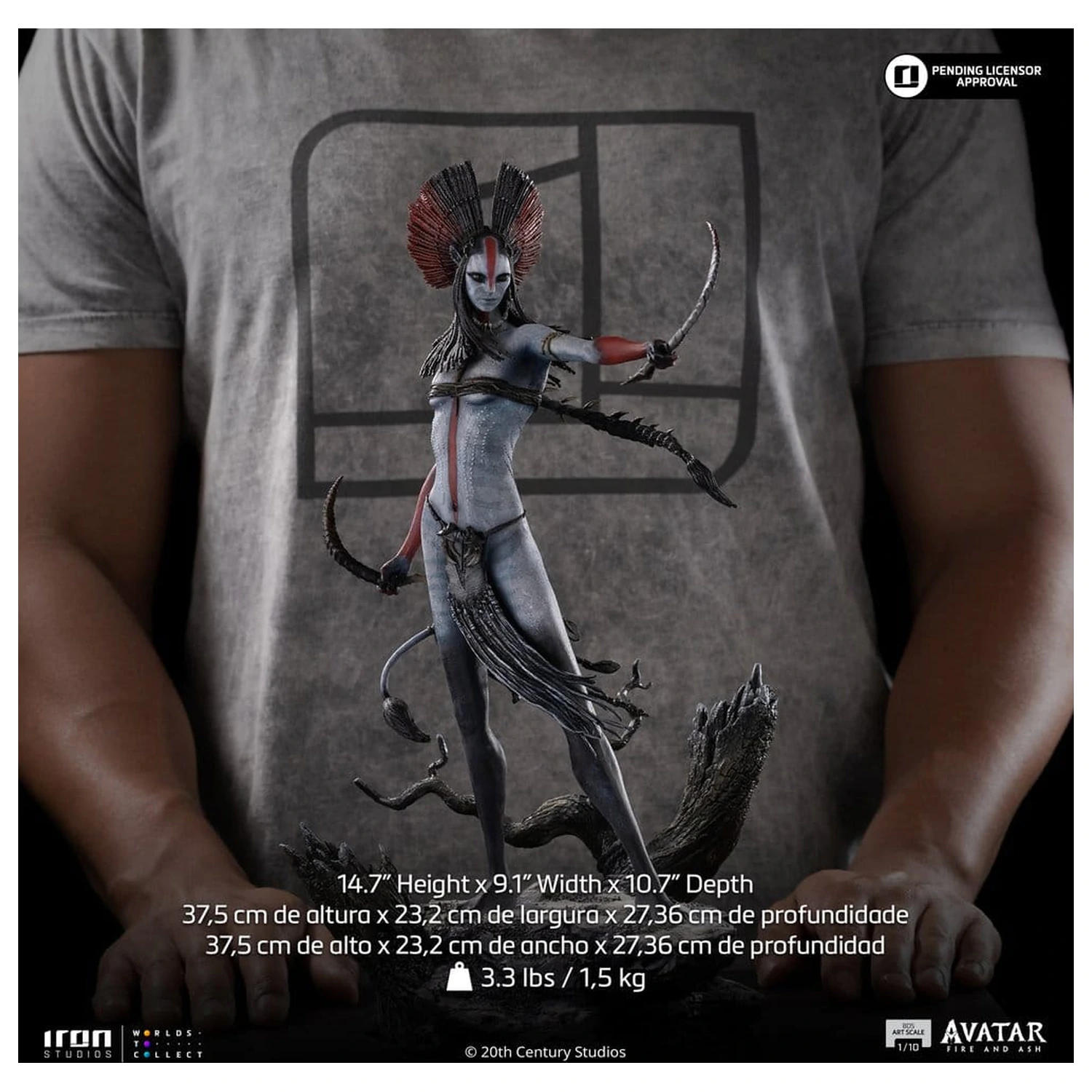 Avatar 3: Fire and Ash Art Scale socha 1/10 Varang 38 cm produktová fotografia