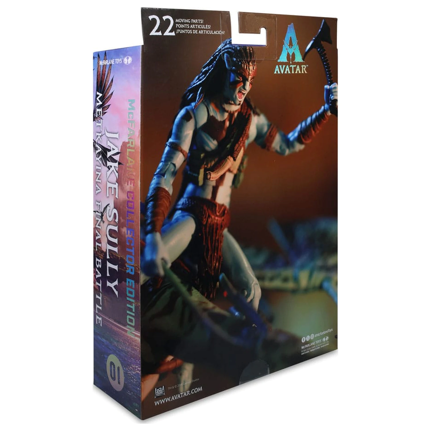 Avatar: Fire and Ash Akčná figúrka Jake Sully (Metkayina Final Battle) 18 cm produktová fotografia