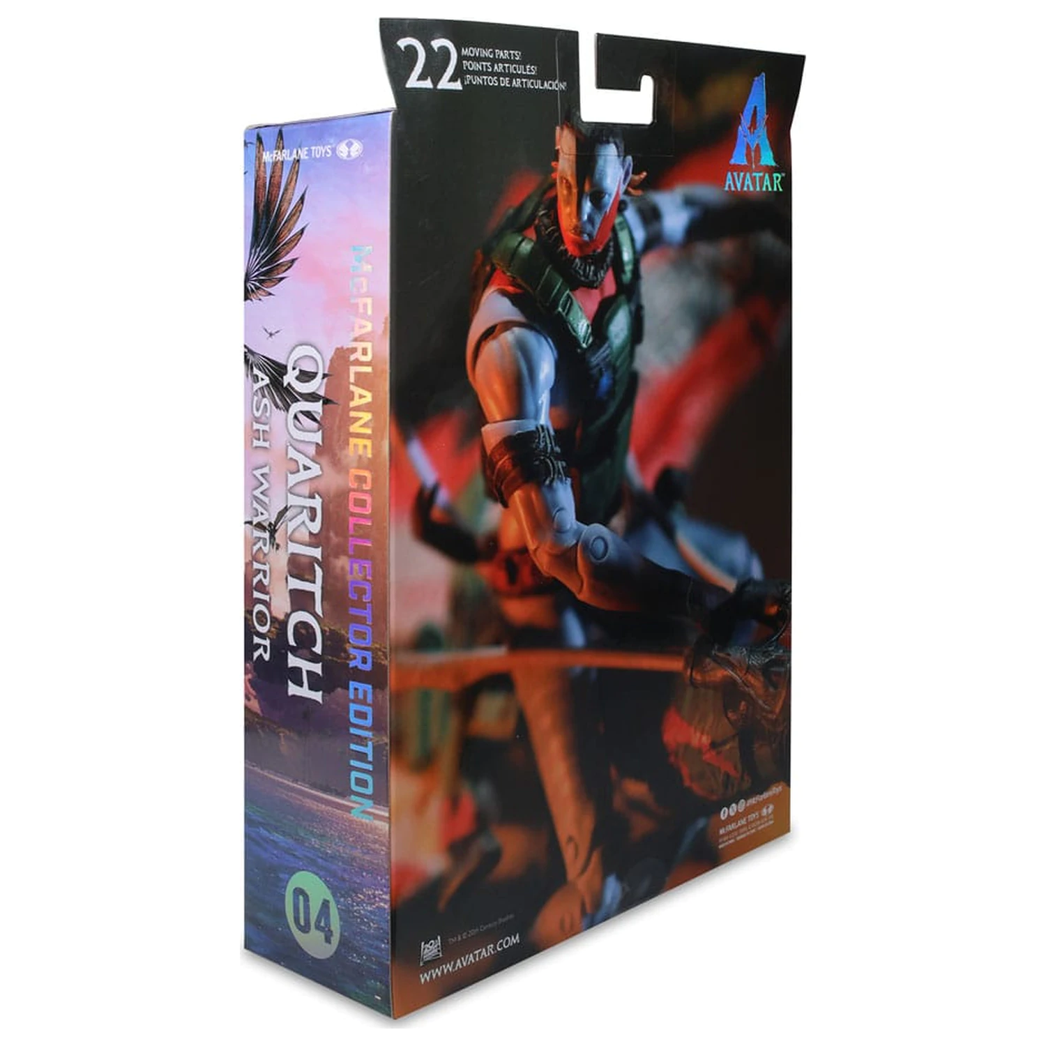 Avatar: Fire and Ash Akčná figúrka Recom Quaritch (Ash Warrior) 18 cm produktová fotografia