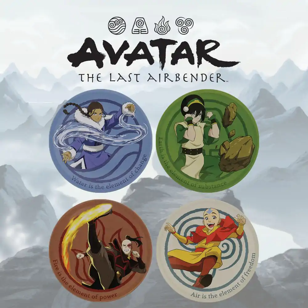 Avatar The Last Airbender Podložka pod hrnček 4-balenie termékfotó