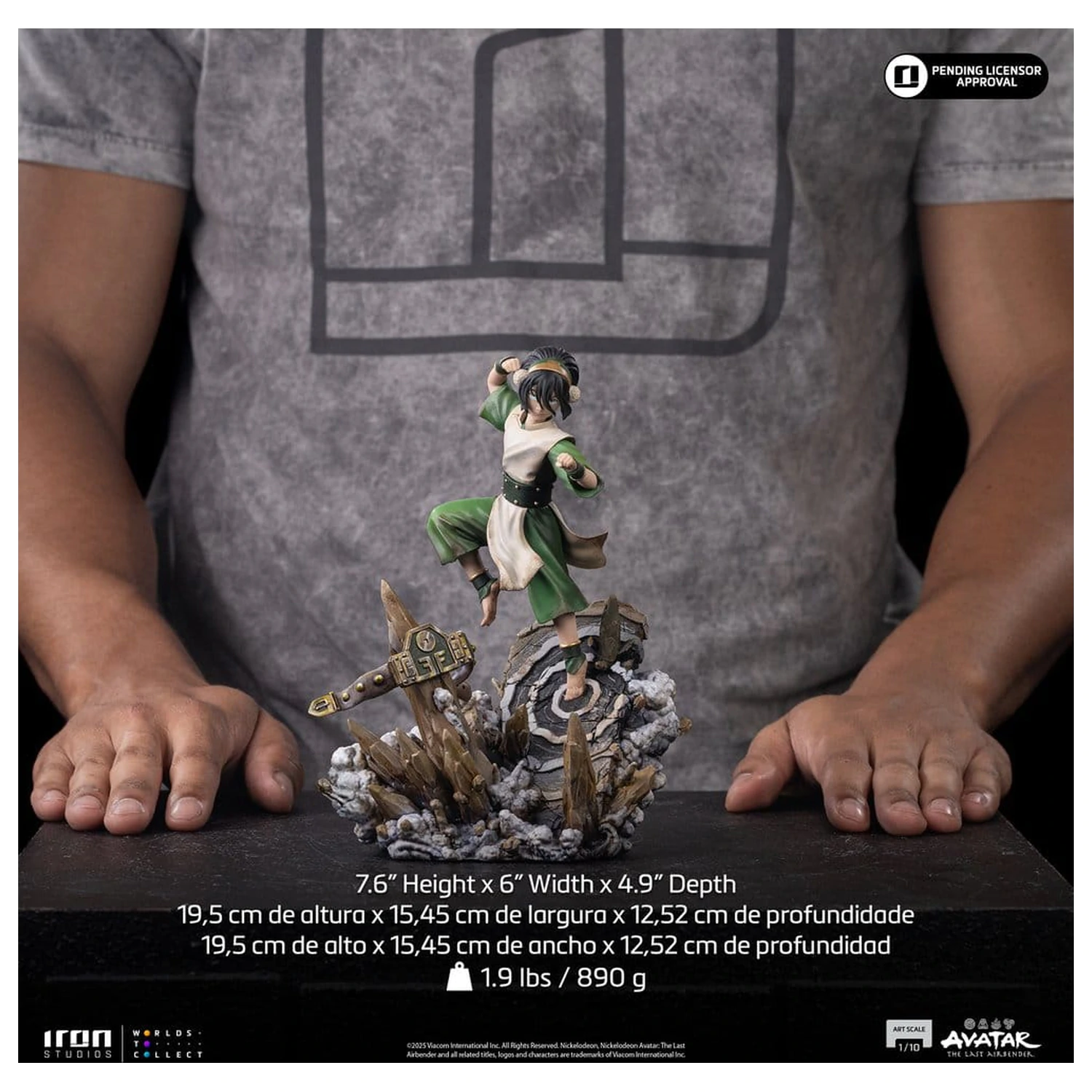 Avatar: The Last Airbender Art Scale Socha 1/10 Toph 20 cm produktová fotografia