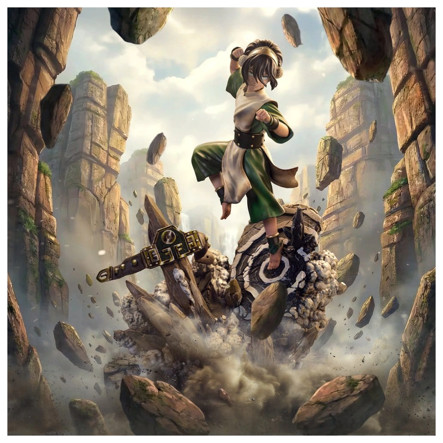 Avatar: The Last Airbender Art Scale Socha 1/10 Toph 20 cm produktová fotografia