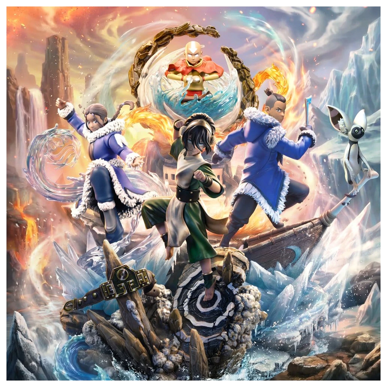 Avatar: The Last Airbender Art Scale Socha 1/10 Toph 20 cm produktová fotografia