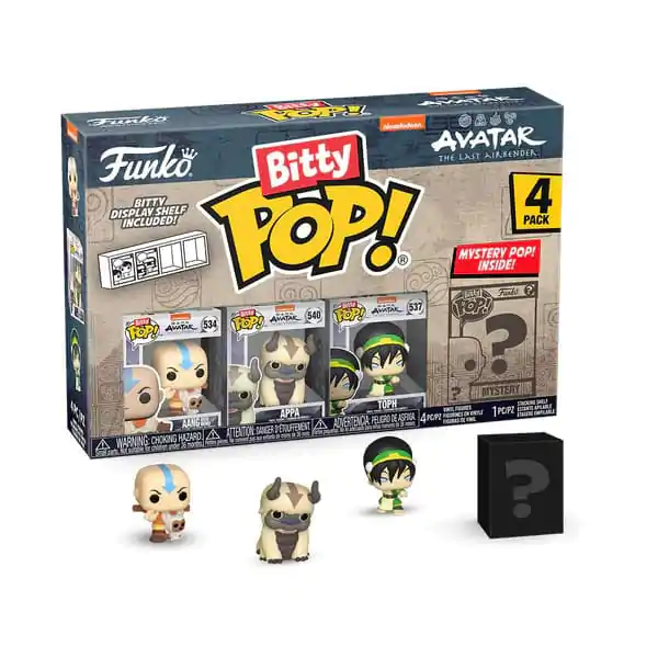 Avatar The Last Airbender Bitty Funko POP! Vinyl Figúrka 4-Pack Aang 2,5 cm termékfotó