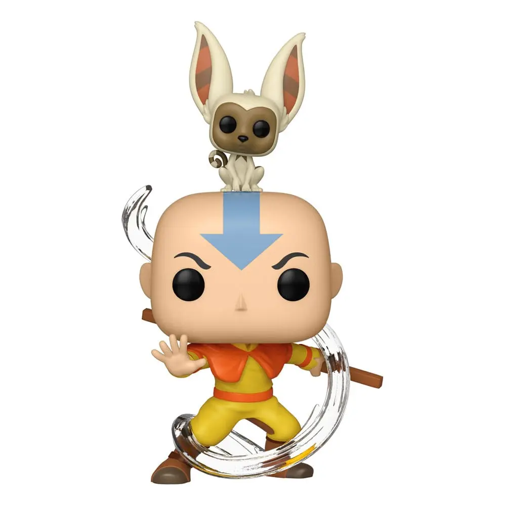 Avatar The Last Airbender POP! Animation Vinyl Figúrka Aang w/ Momo 9 cm termékfotó