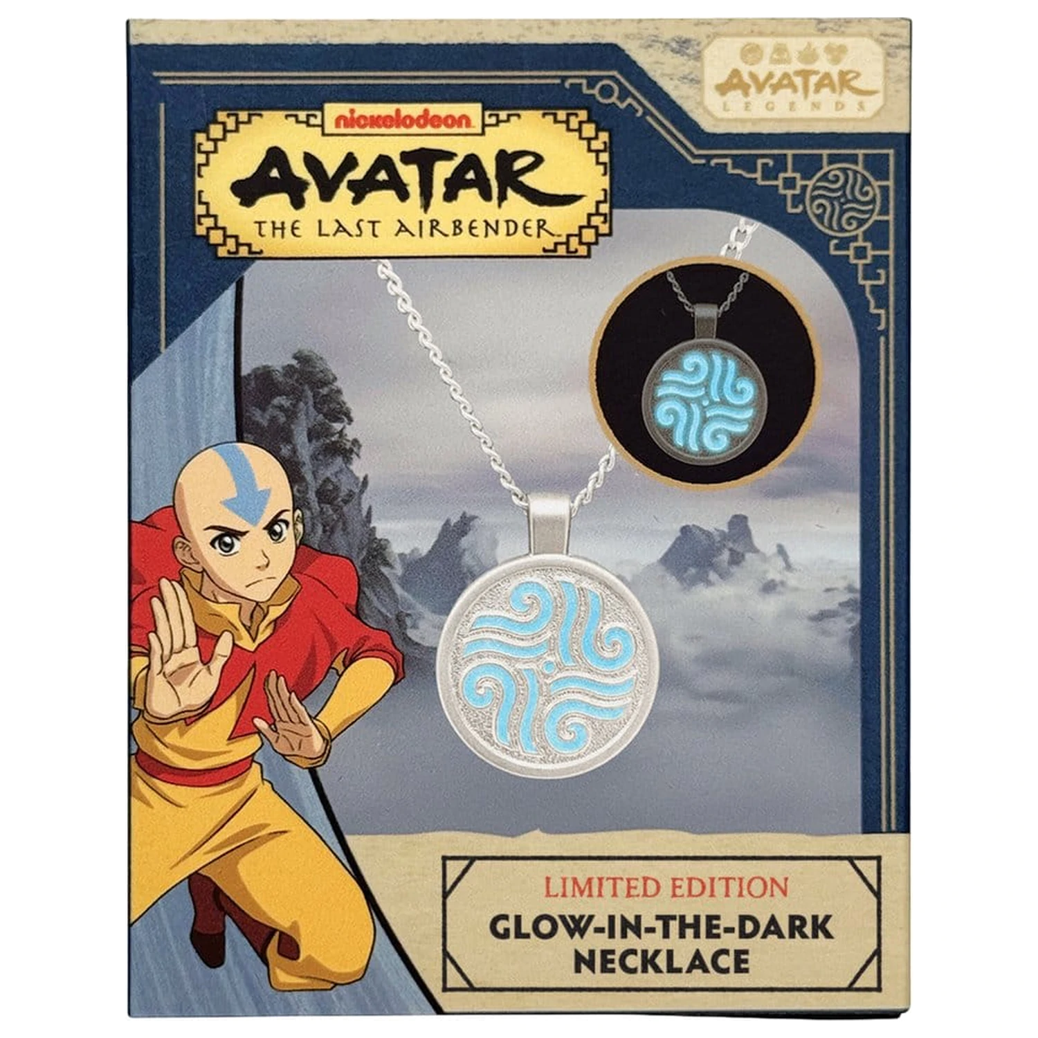 Avatar: The Last Airbender Limitovaná edícia žiariaci v tme náhrdelník s prvkami produktová fotografia