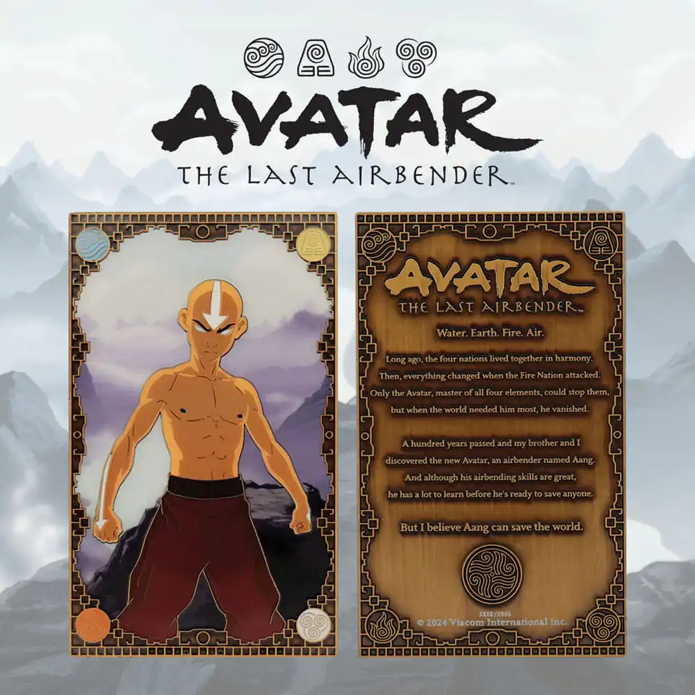 Avatar The Last Airbender Ingot Aang Limited Edition termékfotó