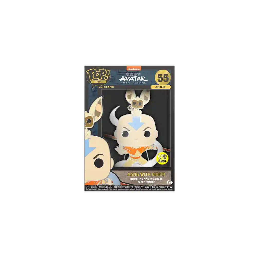 Avatar The Last Airbender Loungefly POP! Smaltovaný odznak Aang 10 cm produktová fotografia