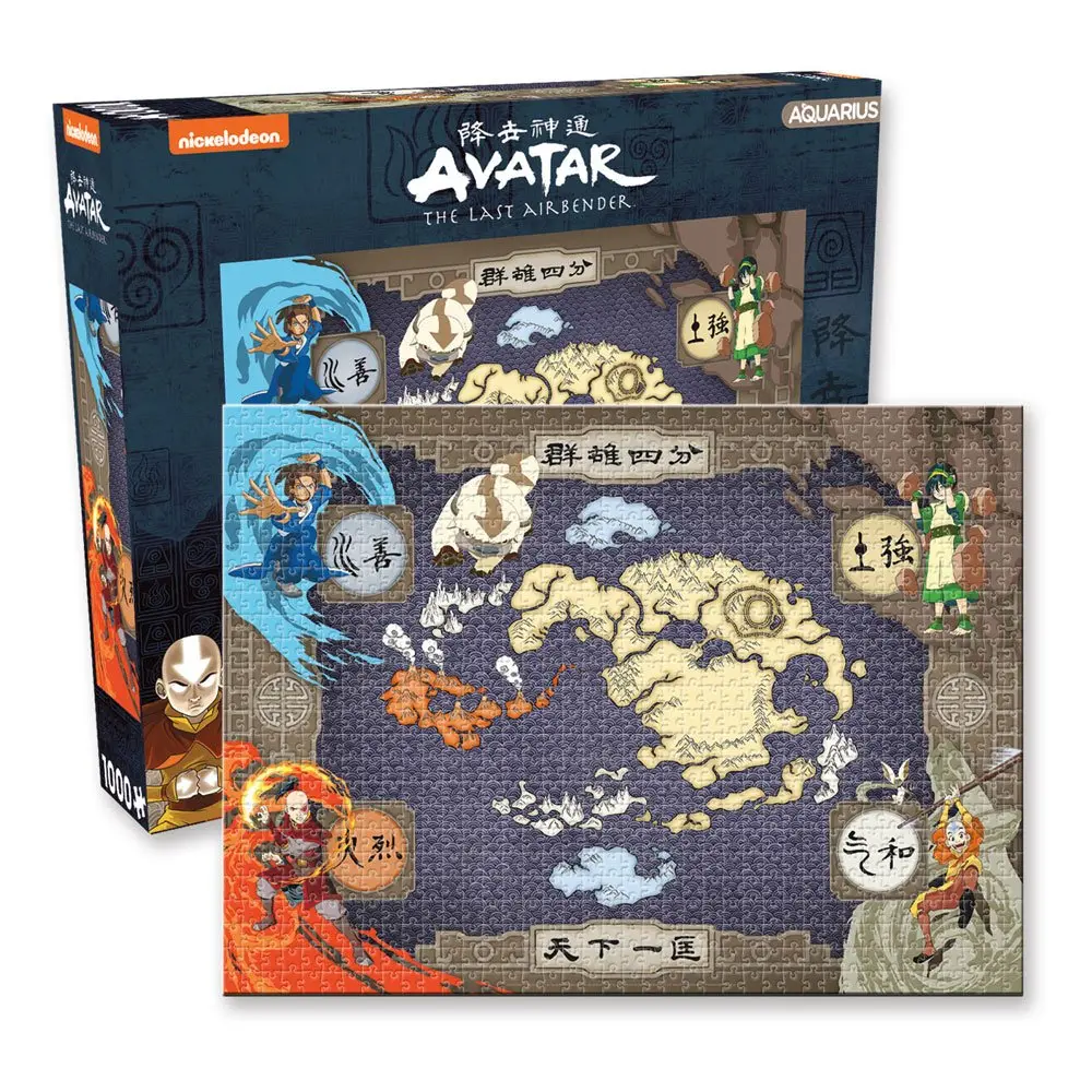 Avatar: The Last Airbender Puzzle mapa (1000 dielikov) produktová fotografia