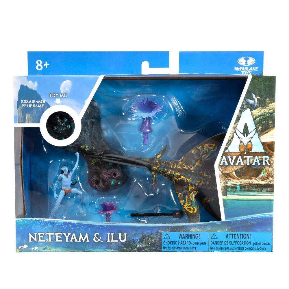 Avatar: The Way of Water Deluxe Medium Action Figures Neteyam & Ilu termékfotó